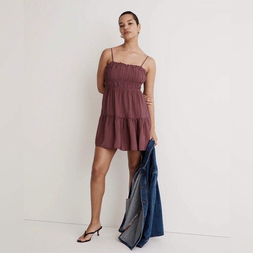 Madewell Sophia Cami Tiered Mini Dress
